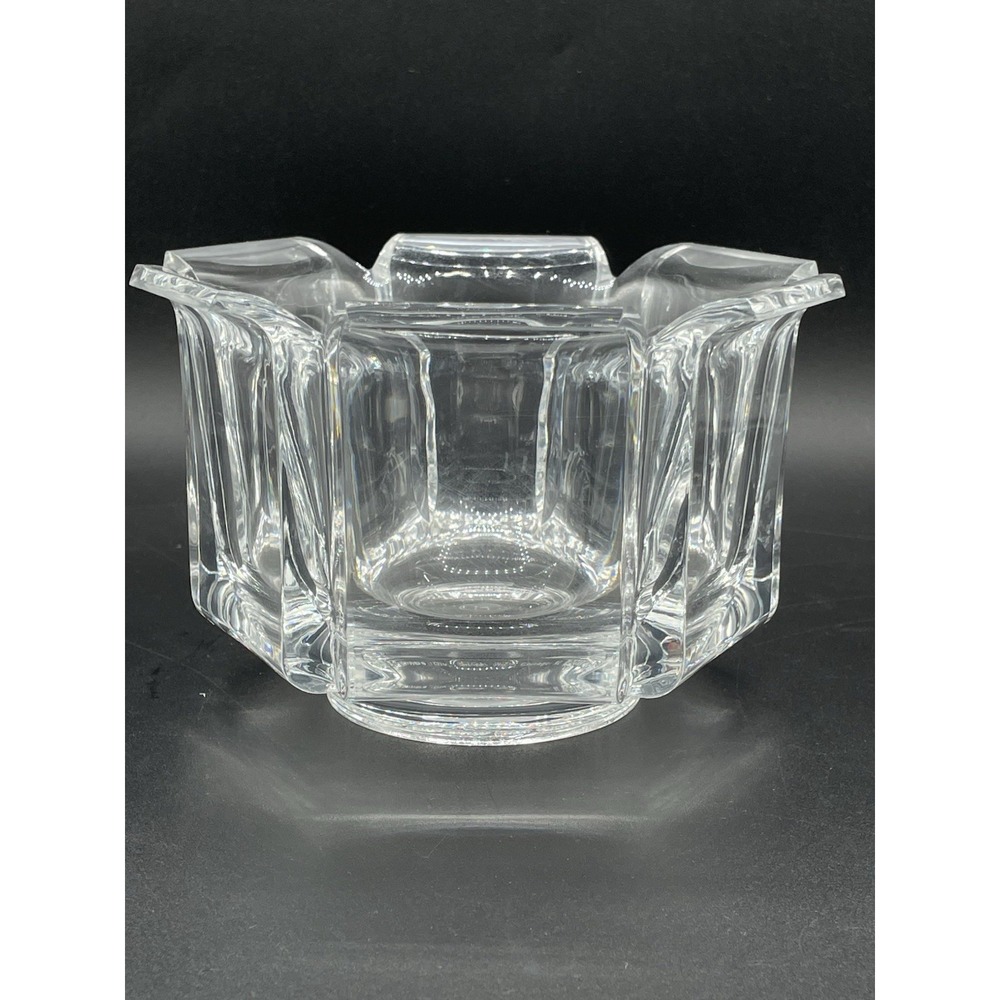 Vintage 1970s Grain Ware Lucite Acrylic Clear Regal Bowl 5.75"Diameter 4"T‎
